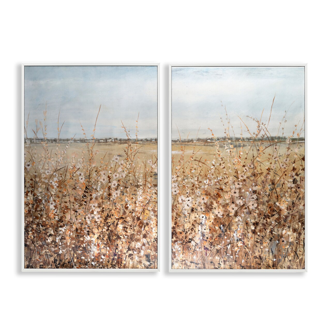 Stupell Industries Rustic Country Prairie 2pc Framed Giclee Wall Art Set Design by Tim OToole